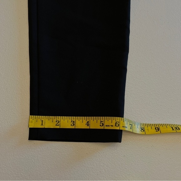 Magaschoni Pants Cropped Black Women's Size 4 Stretch Side Zip - Picture 8 of 11